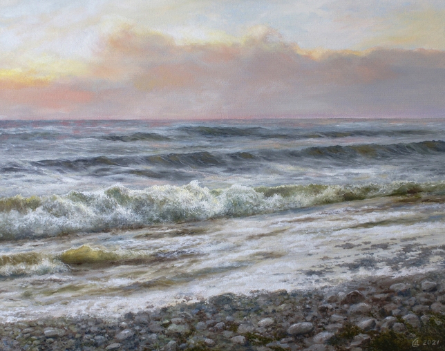 Painting for sale online - On the seashore