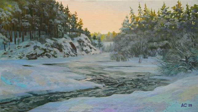Painting for sale online - Rapids