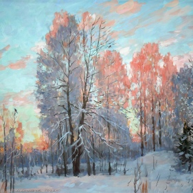 Painting for sale online - Winter morning