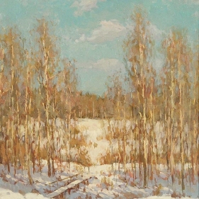 Painting for sale online - Winter sun