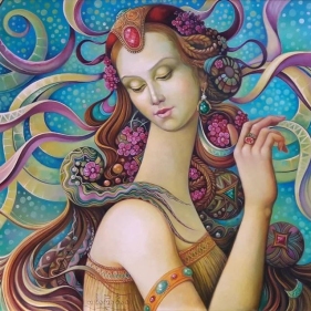 Painting for sale online - Muse