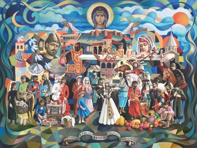 Painting for sale online - Song about Tbilisi