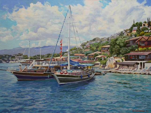 Painting for sale online - Turkish Coast