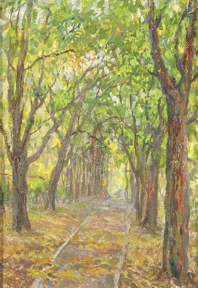 Painting for sale online - Old Alley