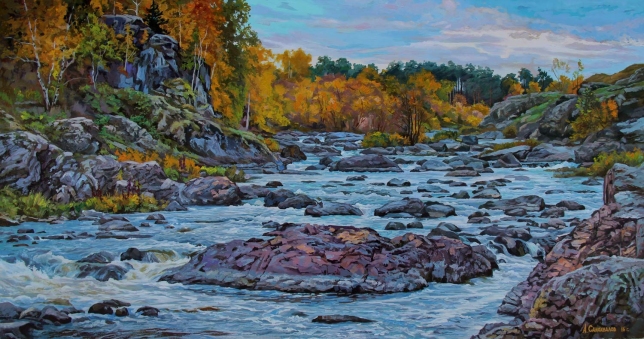 Painting for sale online - Golden time