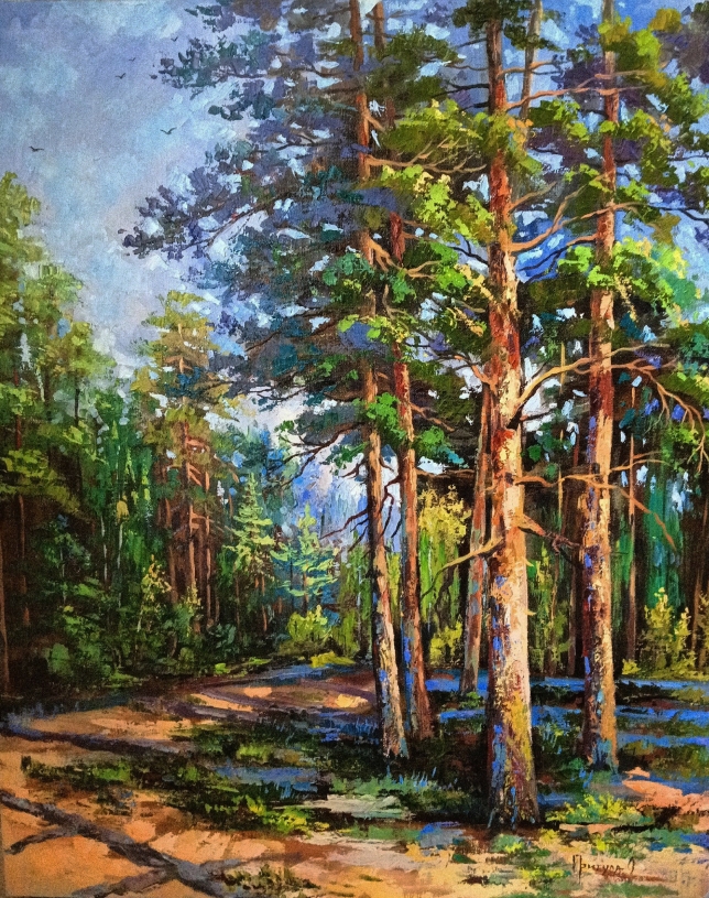 Painting for sale online - Paustovsky's path 