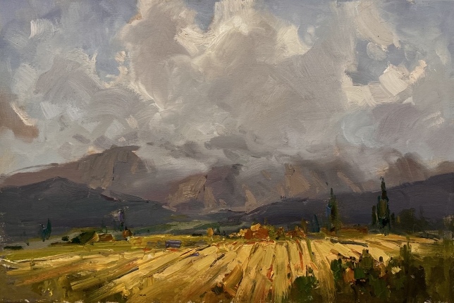Painting for sale online - In Autumn clouds