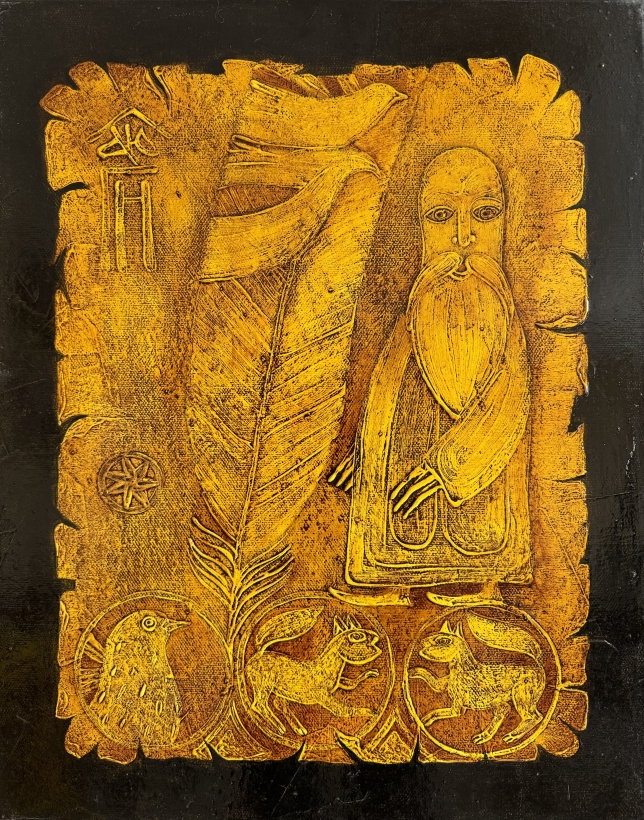 Painting for sale online - Birdcatcher