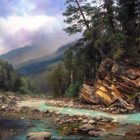 Painting for sale online - Adyl-Su Gorg