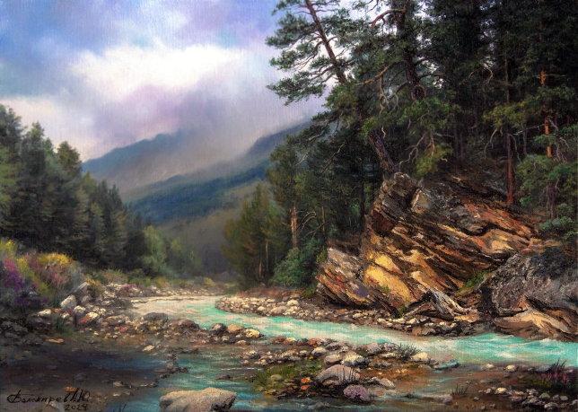 Painting for sale online - Adyl-Su Gorg