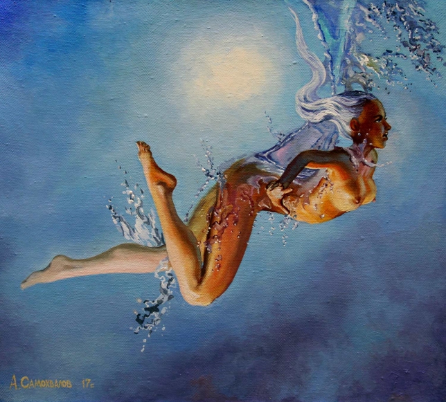 Painting for sale online - Naiad