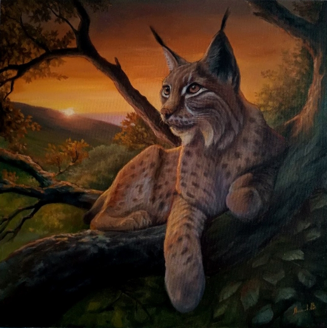 Painting for sale online - Lynx