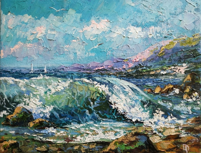 Painting for sale online - Wave