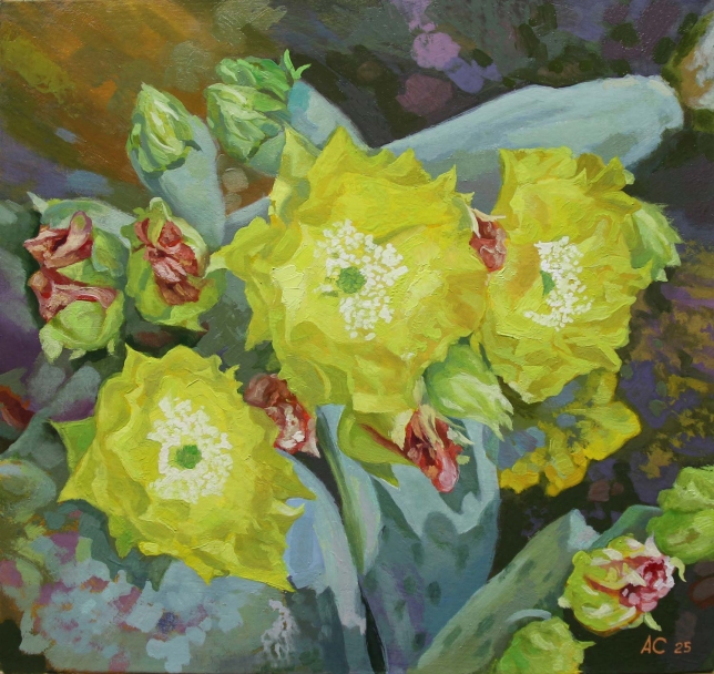 Painting for sale online - Prickly pear
