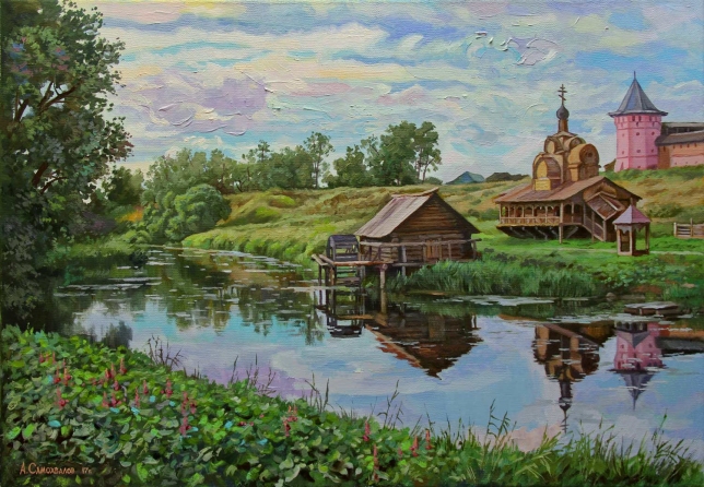 Painting for sale online - In Suzdal
