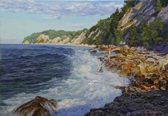 Painting for sale online - Warm splashes