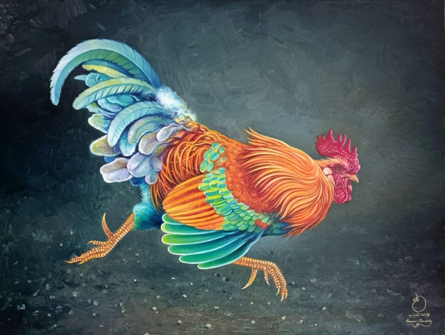 Painting for sale online - Rooster