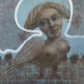 Painting for sale online - Bird of the Sunny Garden