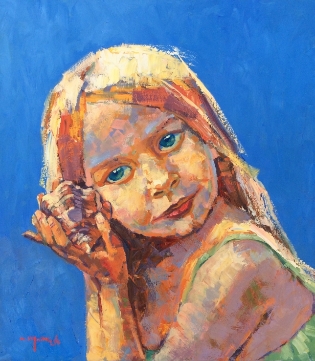 Painting for sale online - I hear the sea. 