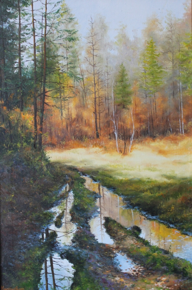 Painting for sale online - Road to Kotkon