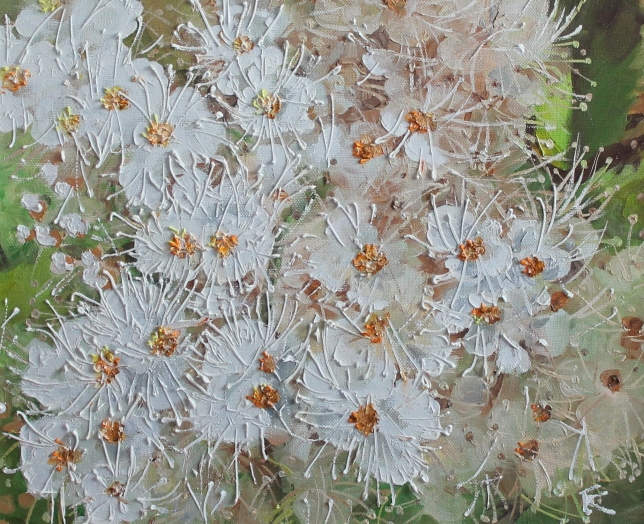 Painting for sale online - Summer snowflakes