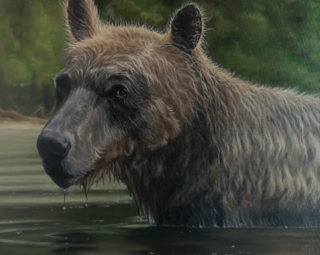 Painting for sale online - Sad Bear