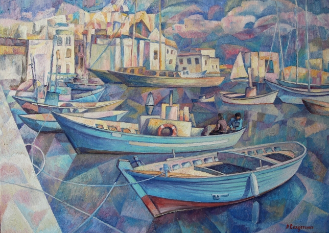 Painting for sale online - Harbor