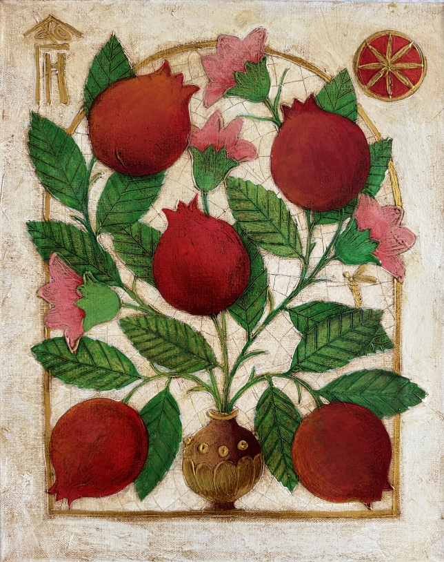 Painting for sale online - Pomegranate
