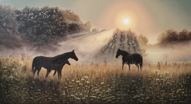 Painting for sale online - Foggy morning