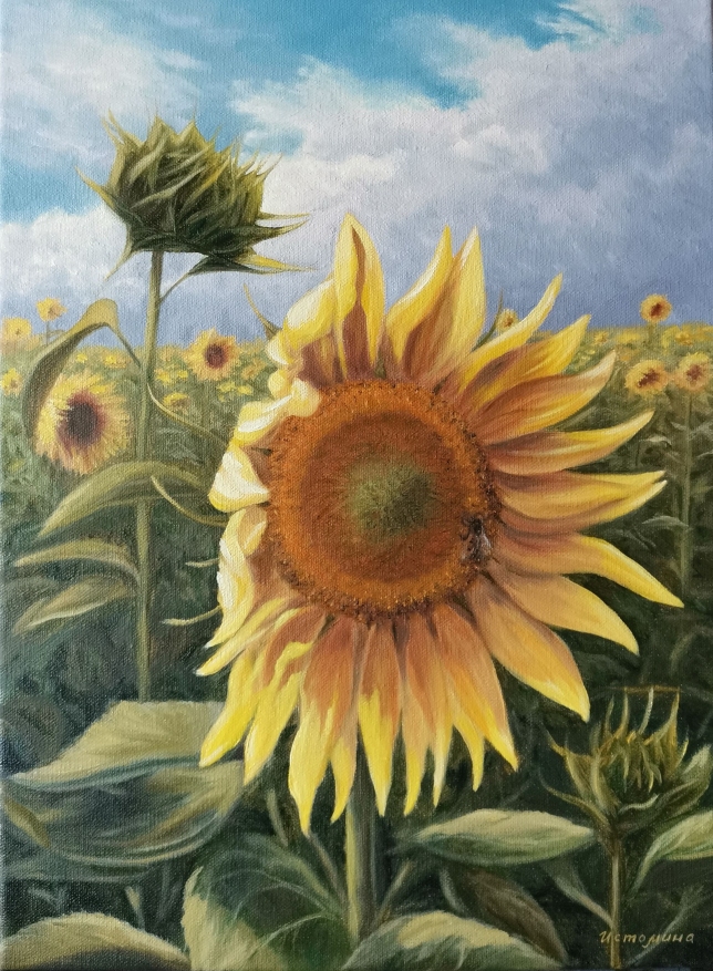 Painting for sale online - Sunflower