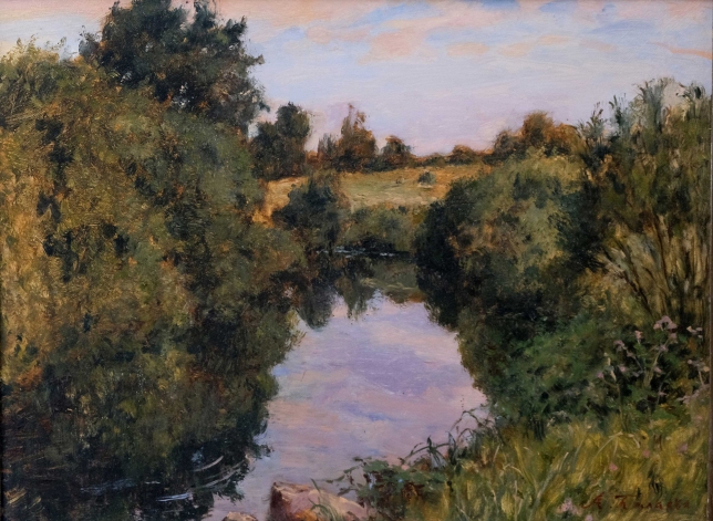 Painting for sale online - Study of a Morning River