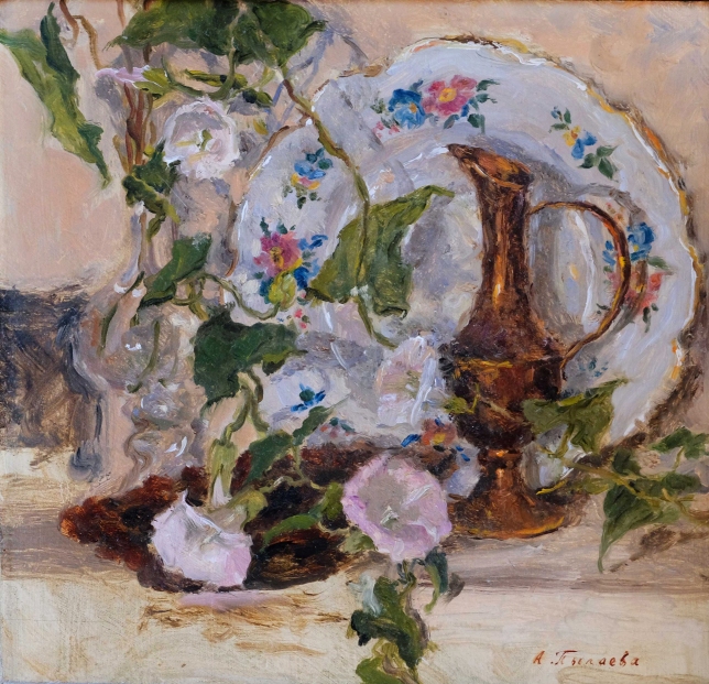 Painting for sale online - Still life with bindweed
