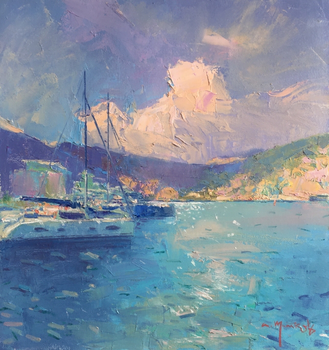 Painting for sale online - Morning in the bay