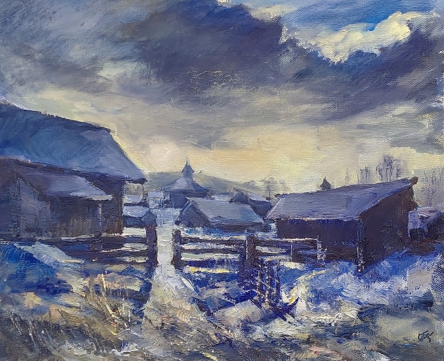 Painting for sale online - Evening in Taltsy