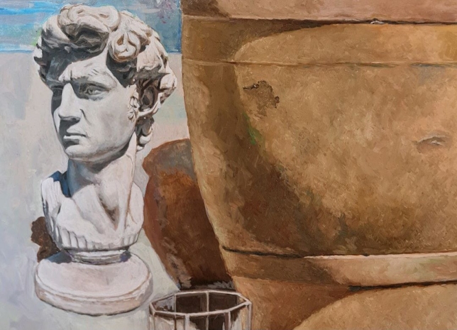 Painting for sale online - David in Neustift 