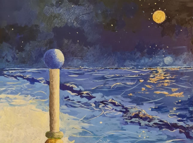 Painting for sale online - Mysterious Planet