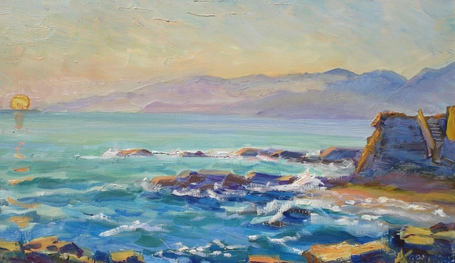 Painting for sale online - Southern Dawn (Crete)