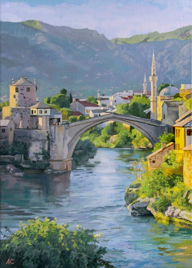 Painting for sale online - Mostar