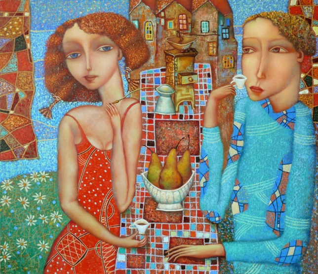 Painting for sale online - Coffee get-togethers