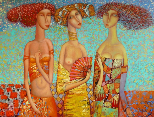 Painting for sale online - Three Graces