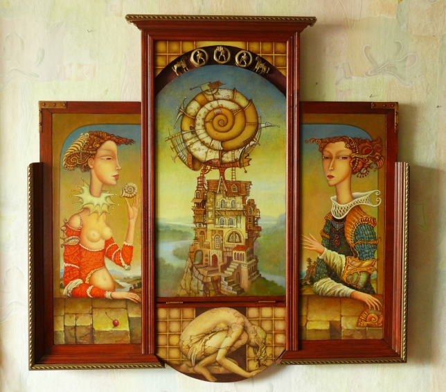 Painting for sale online - Three shells