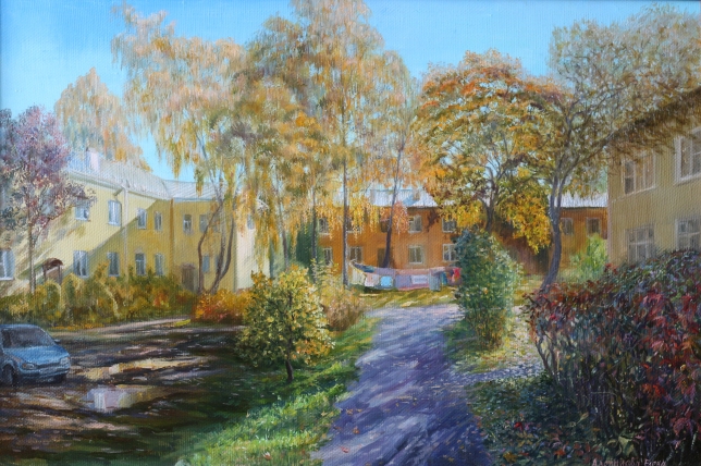 Painting for sale online - Quiet Courtyard