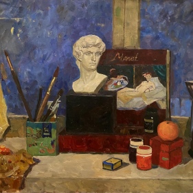 Painting for sale online - Evening still life