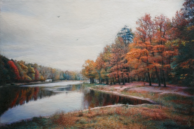 Painting for sale online - Pond in Izmailovo