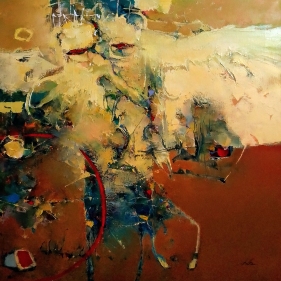 Painting for sale online - Red wheel