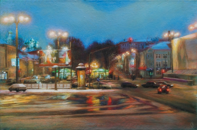 Painting for sale online - Trubnaya Square
