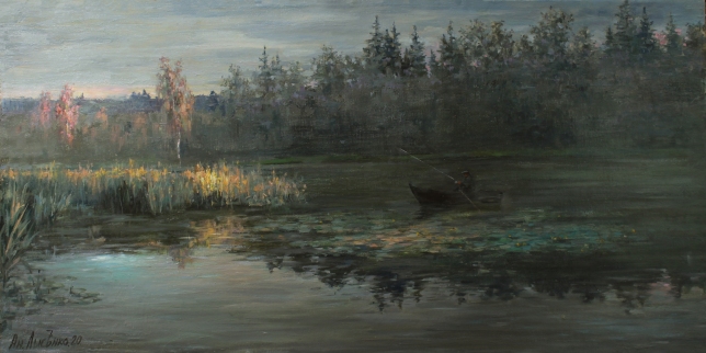 Painting for sale online - At the last ray of sunset