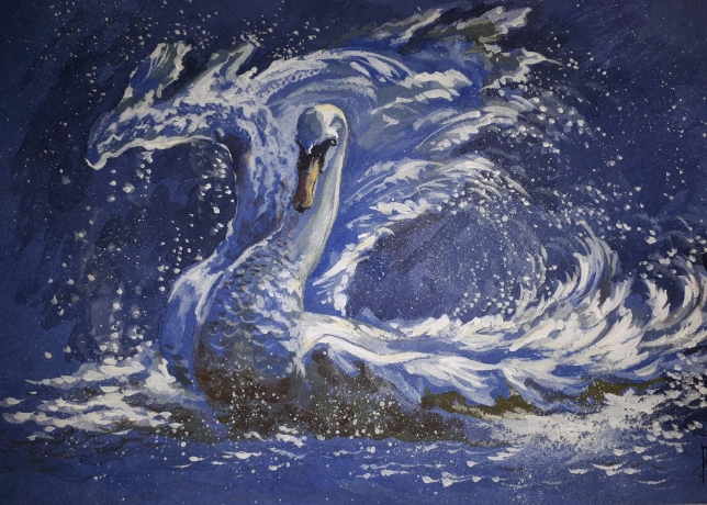 Painting for sale online - Swan