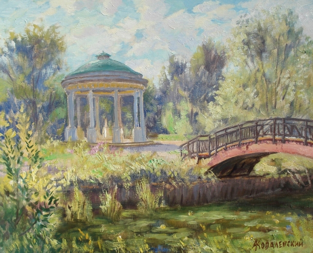 Painting for sale online - Rotunda in the Sviblovo estate