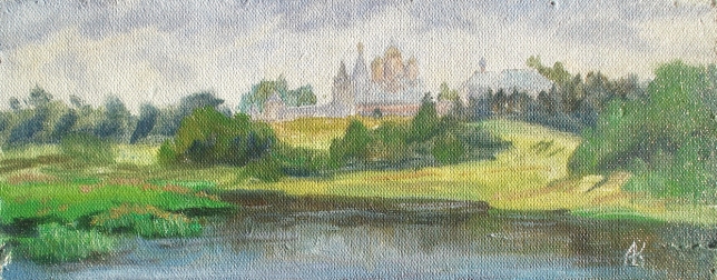 Painting for sale online - Luzhetsky Ferapontov Monastery. Study